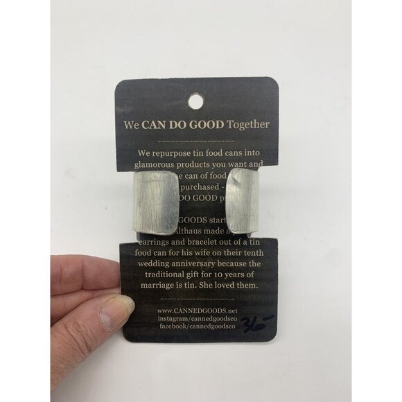 Canned Goods NWT Repurposed Metal Cuff Bracelet - Picture 3 of 5